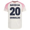 Bayer 04 Leverkusen Alejandro Grimaldo 20 Venkovní 2025-26 - Fotbalové Dresy (S/S) Bayer 04 Leverkusen Alejandro Grimaldo 20 Venkovní 2025-26 - Fotbalové Dresy (S/S)